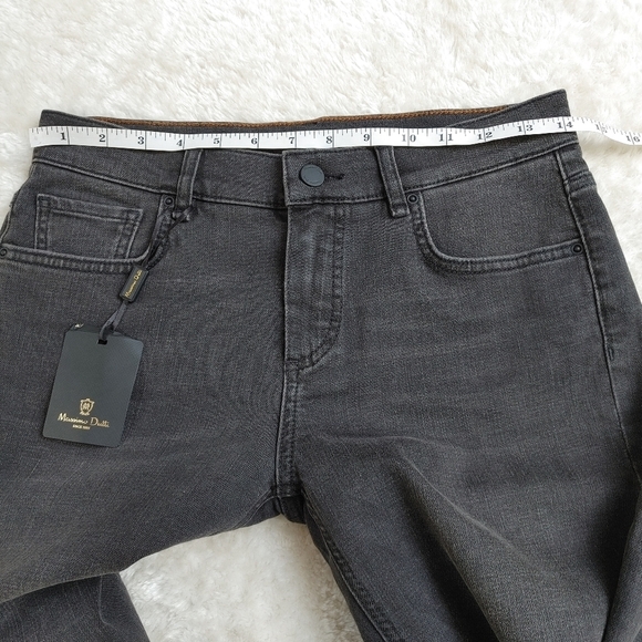 NWT Massimo Dutti Black Crop Jeans Size 2 - Picture 12 of 15
